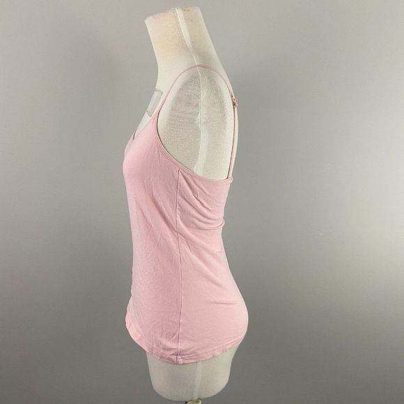 🌿4/$35 🌿 BODY BLEU Pink Tank Top with Built in Bra - Picture 3 of 6